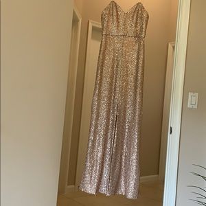 Pink Sequin Gown